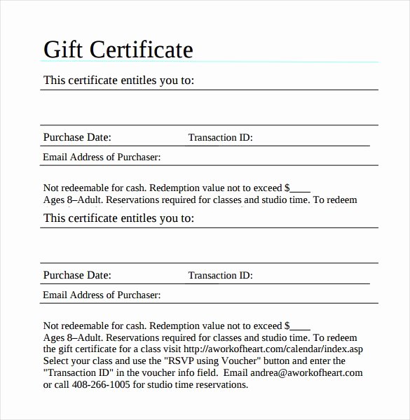 Hotel Gift Certificate Template Fresh 99 Free Printable Certificate Template Examples In Pdf