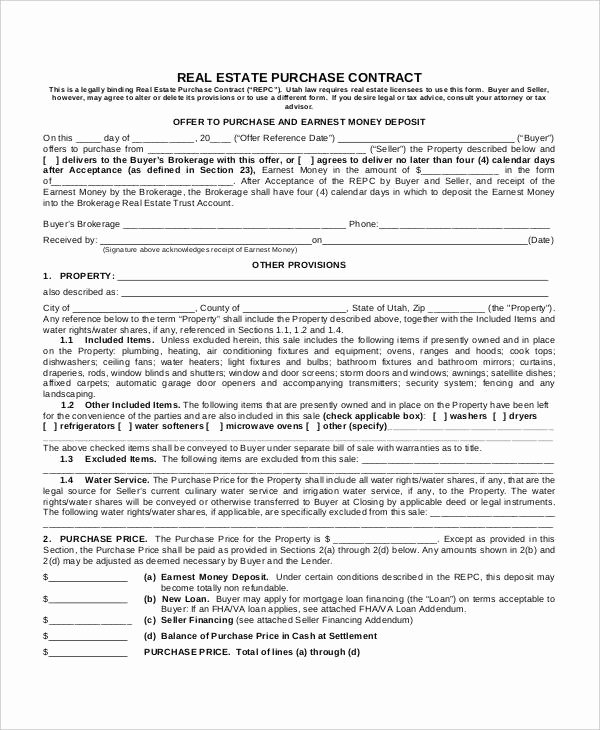 House Buying Contract Template Luxury 13 Purchase Contract Templates Word Pdf Google Docs