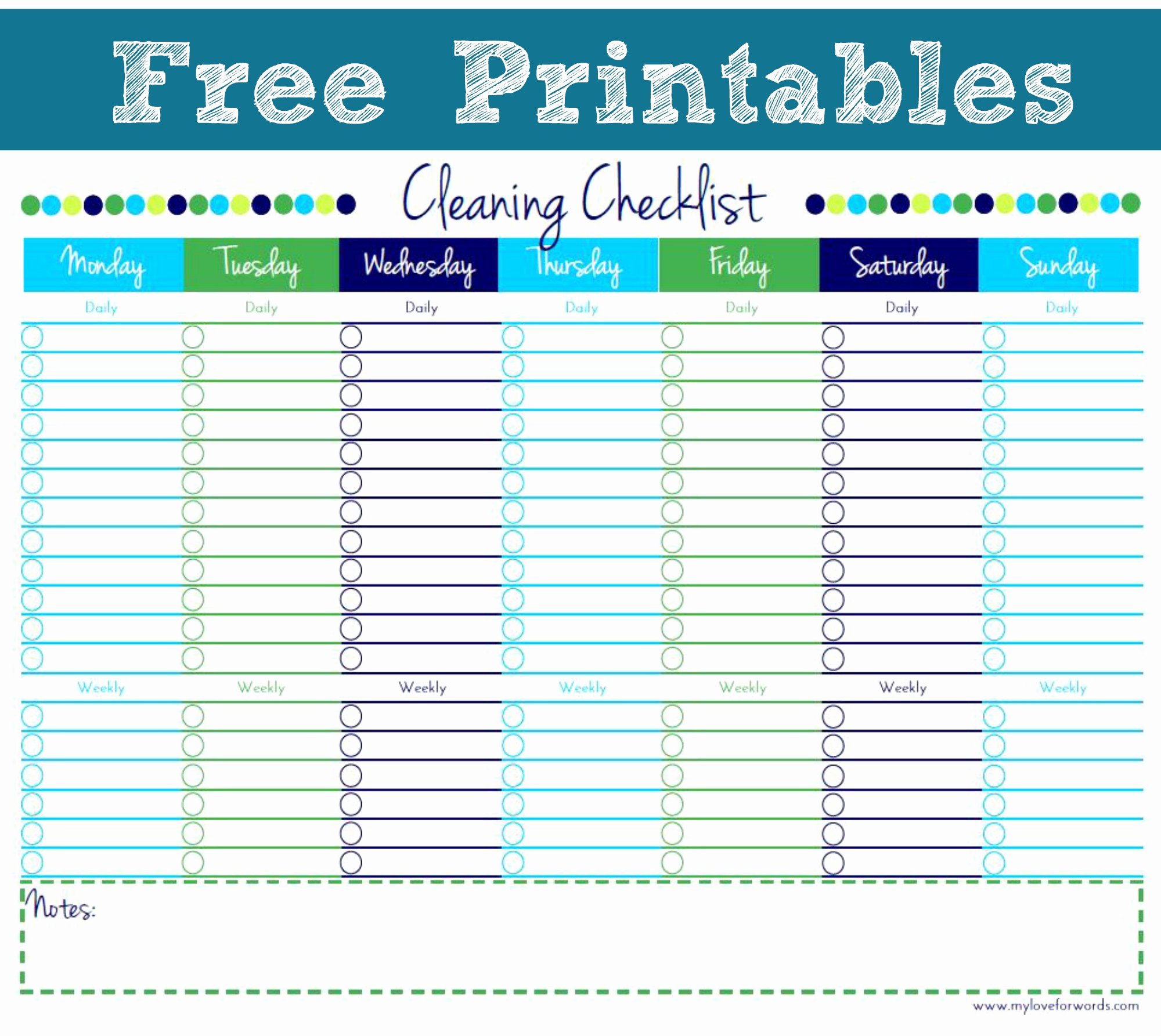 House Cleaning Checklist Template Inspirational Artsy Corner Link Party