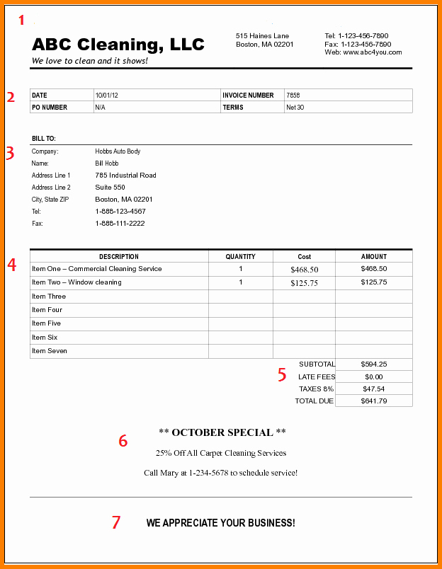 House Cleaning Invoice Template Beautiful House Cleaning Invoice Sample Rusinfobiz