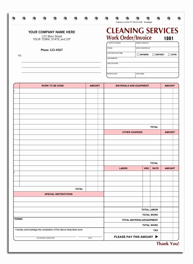 House Cleaning Invoice Template Best Of House Cleaning Free Printable House Cleaning Invoices