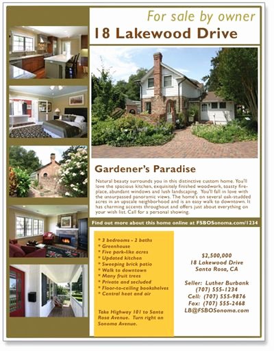 House for Sale Template Inspirational Real Estate Flyer Ideas
