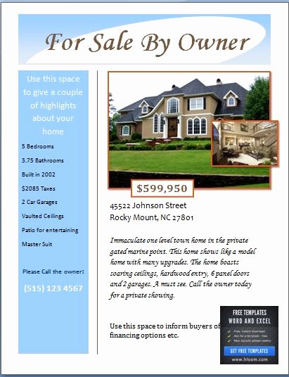 House for Sale Template Lovely Sample Real Estate Poster Template