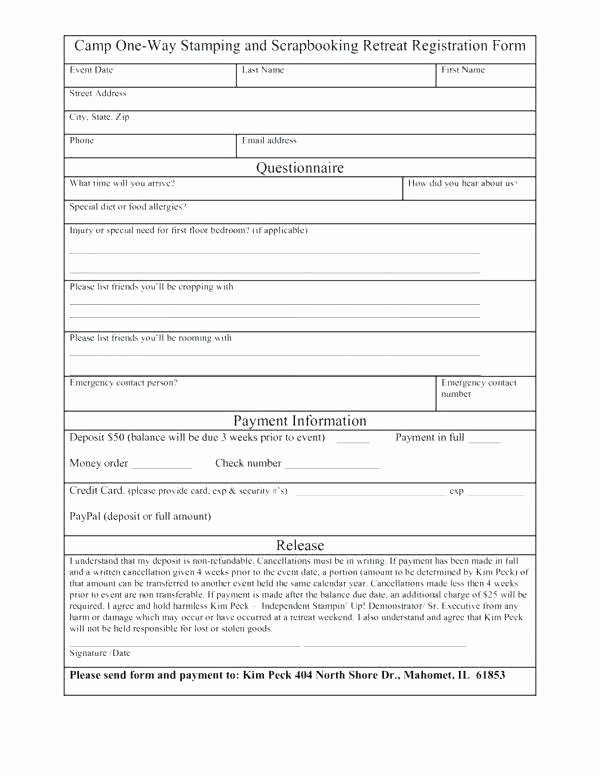 Html Registration form Template Elegant Club Registration form Template Word Application format Ad