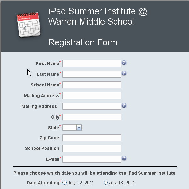 Html Registration form Template New Using Adobe formscentral to Create An event Registration
