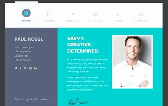 Html5 Resume Template Free Luxury Free Resume Website Templates Samples Template and