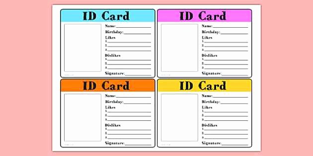 Id Badge Template Photoshop Best Of Identification Card Template Publisher Id Cards Sample