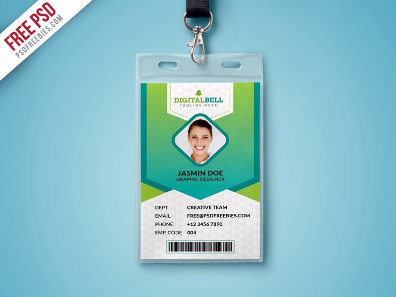 Id Card Template Photoshop Fresh Multipurpose Identity Card Template Psd