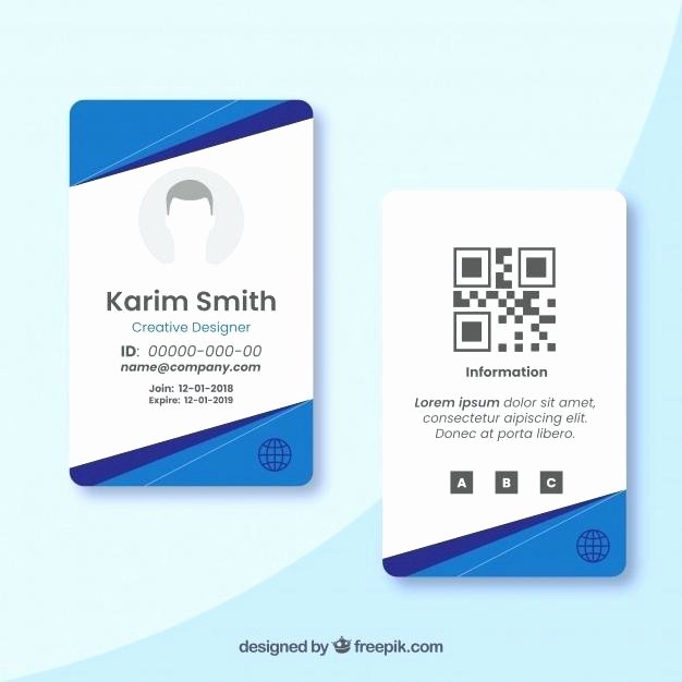 Id Card Template Photoshop Luxury Identification Card Template Publisher Id Cards Sample