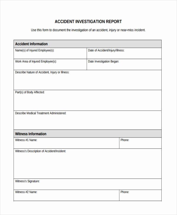 Incident Investigation Report Template New 11 Investigation Report Samples and Examples Pdf