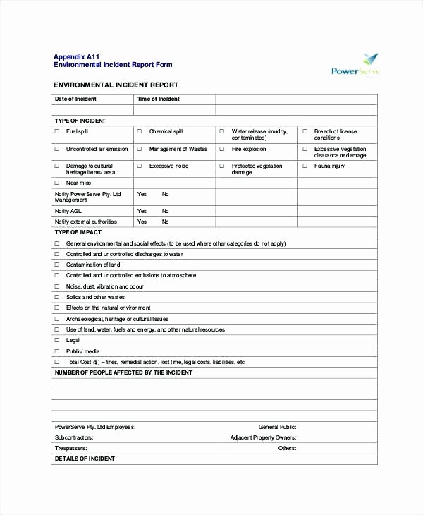 Incident Investigation Report Template New Accident Investigation Report Template – Flybymedia
