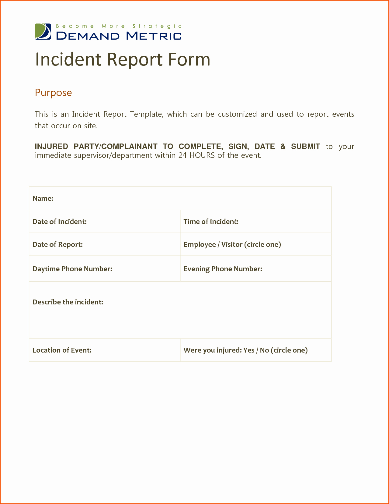 Incident Report Template Microsoft Beautiful Technical Writing Incident Report Sample Buy Research