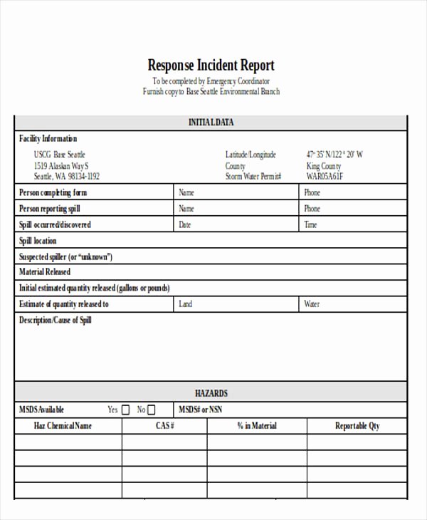 Incident Response Report Template Unique Incident Response Report Template – Amandae