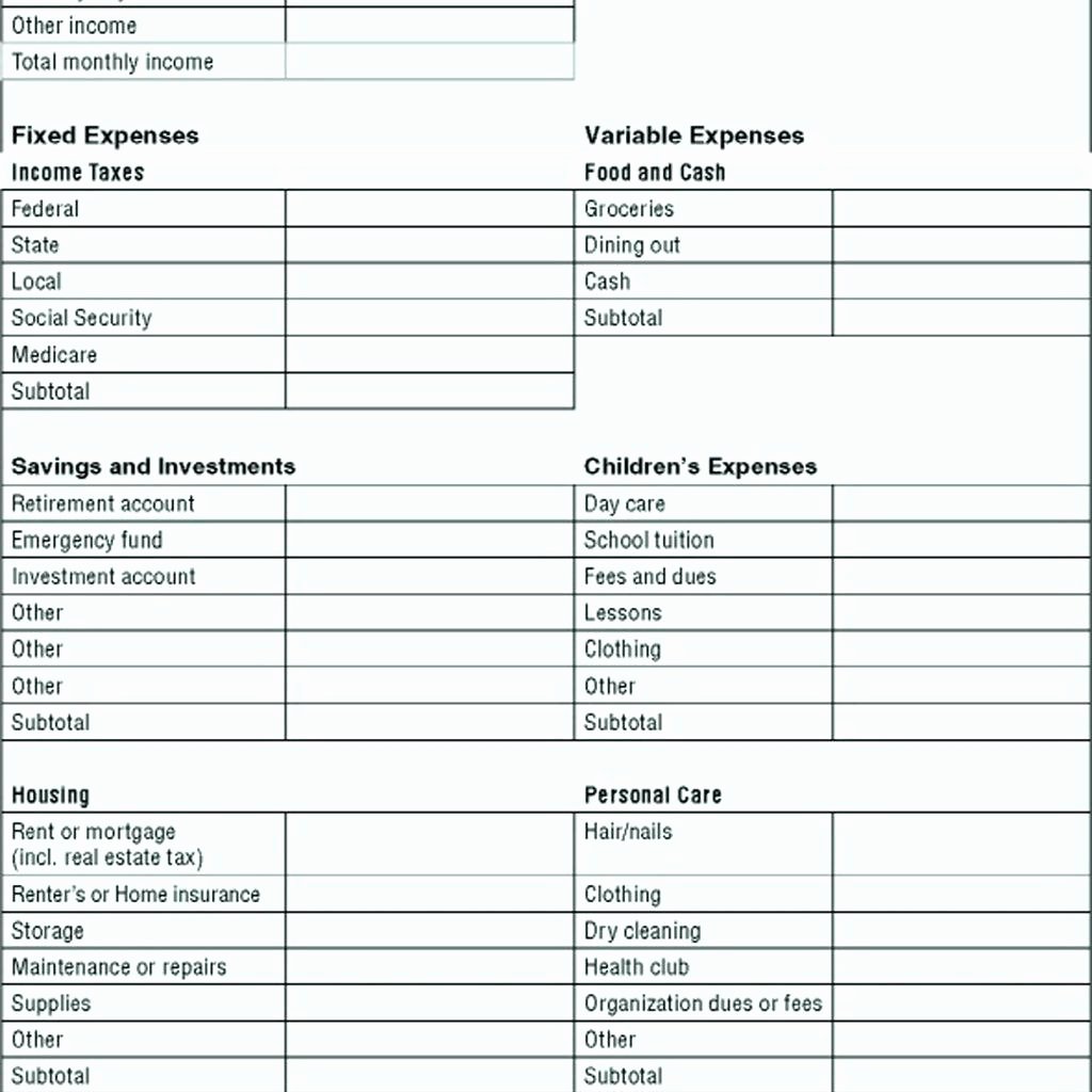 Income and Expense Statement Template Fresh Expense and In E Template Idealstalist