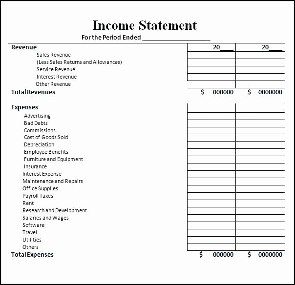 Income and Expense Template Beautiful Excel In E Expense Template Church Statement Expenses