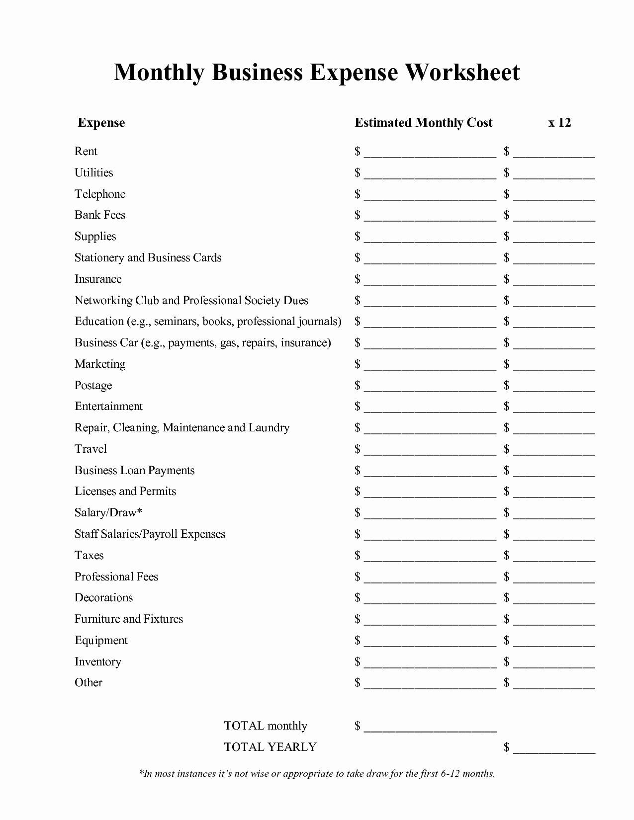 Income and Expense Worksheet Template Beautiful 8 Best Of Free Printable Business Expense