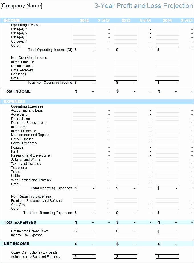 Income Statement Excel Template Awesome Download by In E Statement Template Xls Worksheet Small