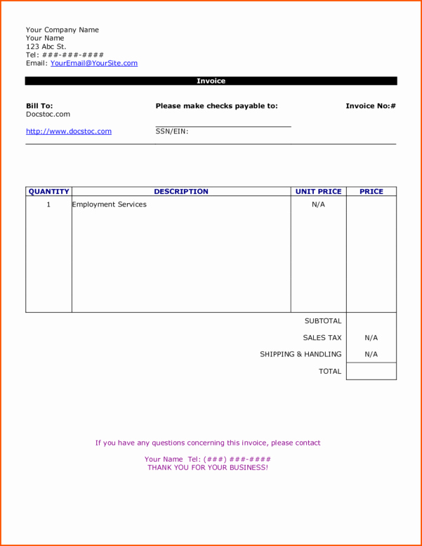 Independent Consultant Invoice Template Elegant Independent Contractor Invoice Sample Spreadsheet