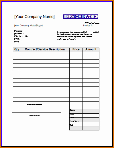 Independent Contractor Billing Template Inspirational 10 Independent Contractor Invoice Template