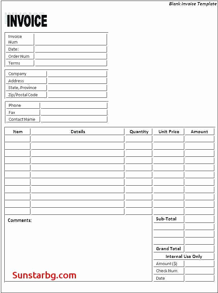 Independent Contractor Invoice Template Free Awesome Contractor forms Free 1099 for Independent Contractors