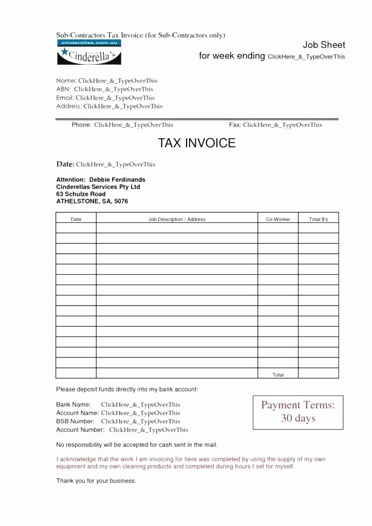 Independent Contractor Invoice Template Free Best Of 53 Independent Contractor Invoice Template Excel