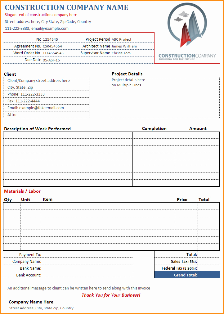 Independent Contractor Invoice Template Fresh 11 Independent Contractor Invoice Template