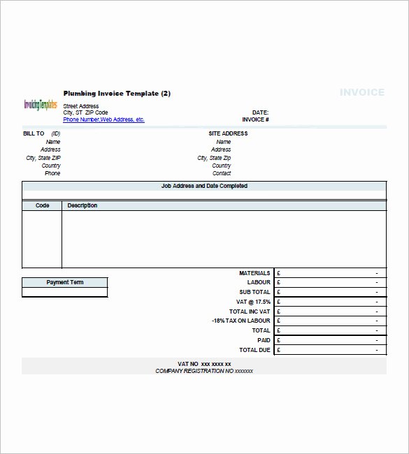 Independent Contractor Invoice Template Pdf Beautiful Contractor Invoice Template – 8 Free Sample Example