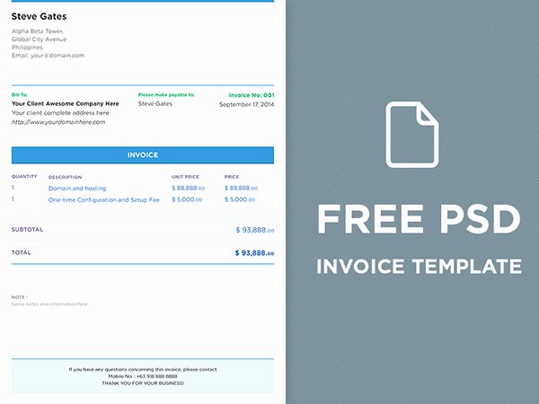 Indesign Invoice Template Free Inspirational 27 Blank Invoice Templates Free Word Pdf Psd