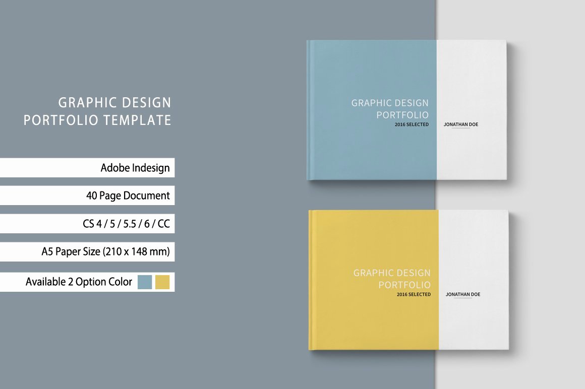 Indesign Portfolio Template Free Inspirational Graphic Design Portfolio Template Brochure Templates