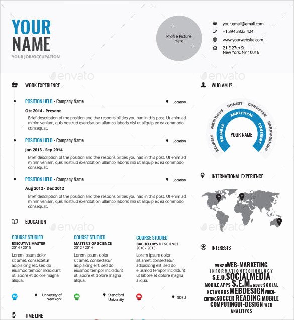 Infographic Resume Template Free Beautiful 33 Infographic Resume Templates Free Sample Example
