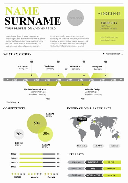 Infographic Resume Template Word Inspirational top 5 Infographic Resume Templates