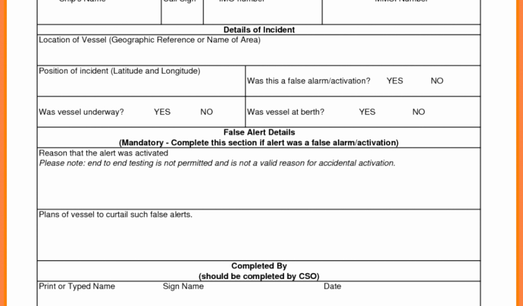 Information Security Incident Report Template Inspirational Information Security Incident Report Template