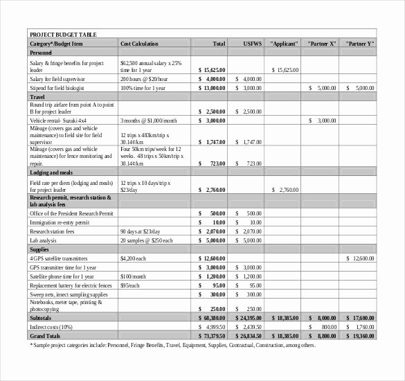 Information Technology Budget Template Beautiful 9 It Bud Template – Free Sample Example format Download