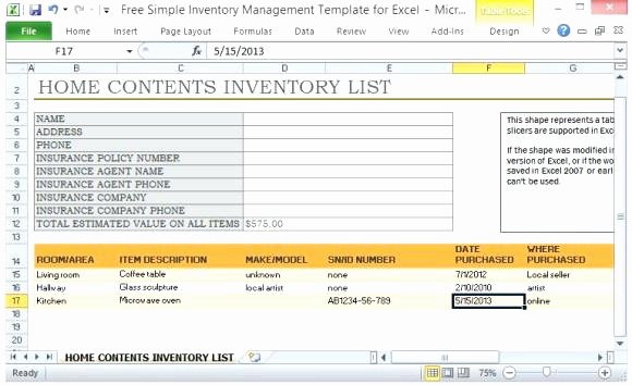 Information Technology Inventory Template Best Of Inventory for Your Home Valuables and Collections