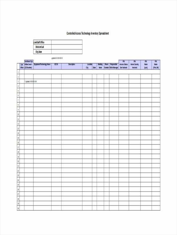 Information Technology Inventory Template Elegant Technology Inventory Spreadsheet Spreadsheet Downloa