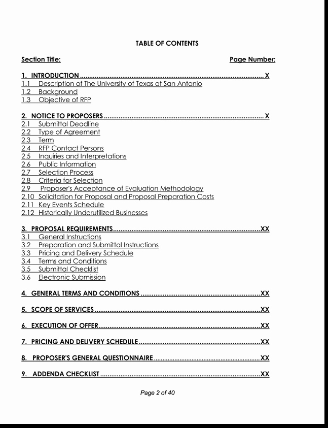 Information Technology Proposal Template Awesome Information Technology Request for Proposal Template