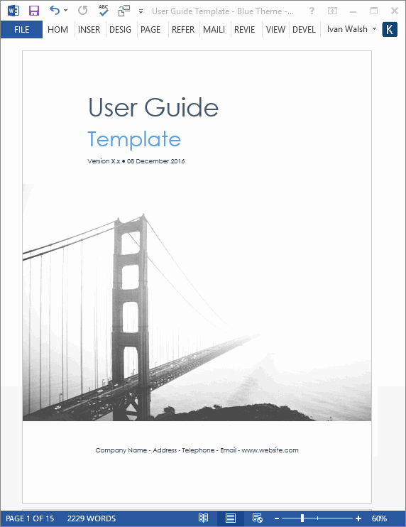 Instruction Manual Template Word Beautiful User Guide Templates forms and Checklists Technical