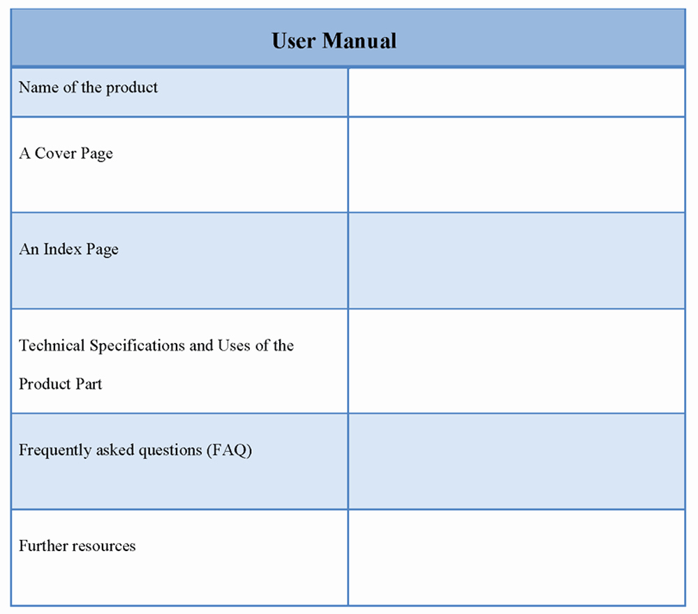 Instruction Manual Template Word Lovely 28 Of It User Manual Template Example