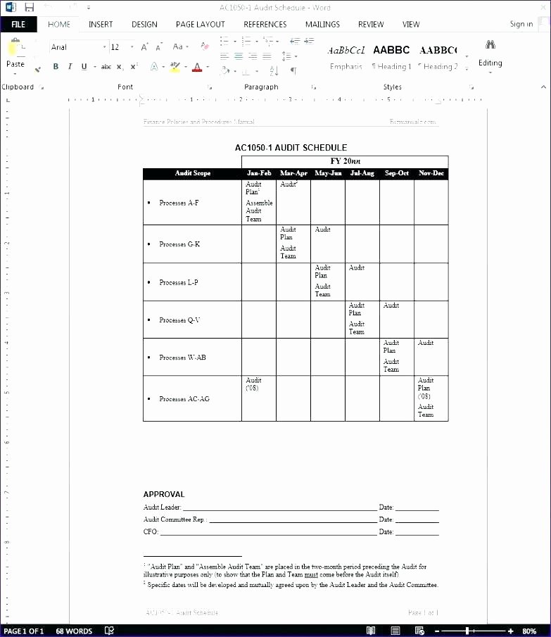 Internal Audit Checklist Template Excel Elegant Audit Schedule Template Excel Product Audit Checklist