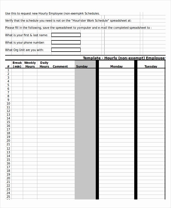 Interview Schedule Template Excel Lovely Excel Schedule Template 11 Free Pdf Word Download