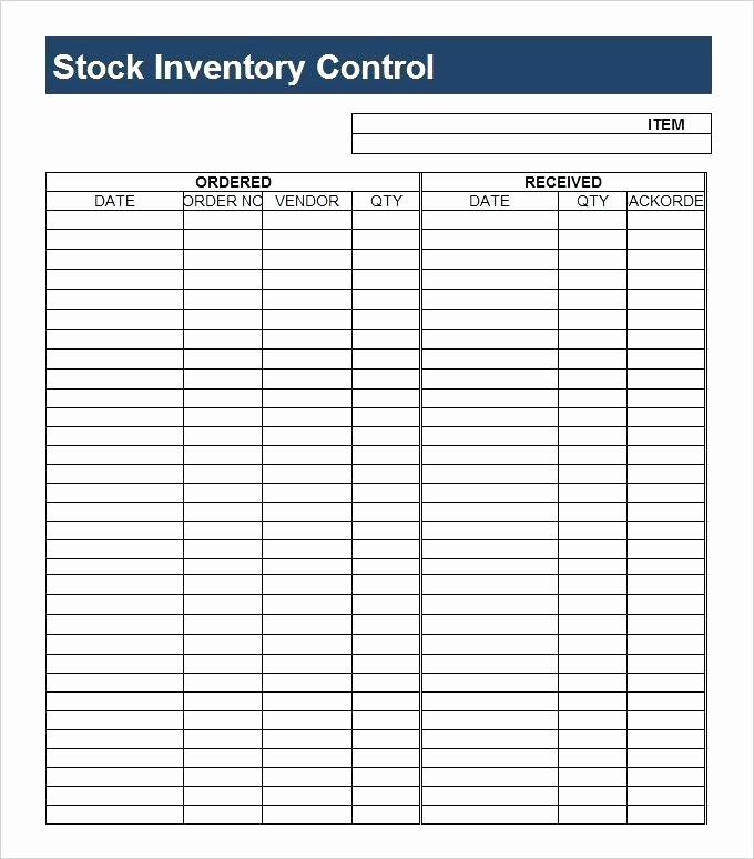Inventory Control Excel Template Fresh Bin Card Template Free Stock Inventory Excel – Marginesfo