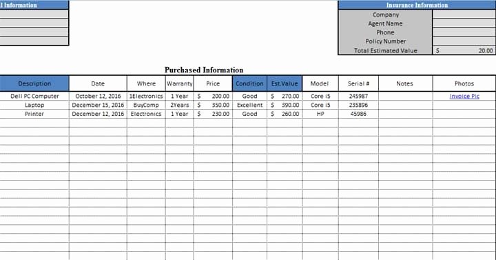 Inventory Control Excel Template Unique 5 Stock Inventory Control Spreadsheet Template Excel