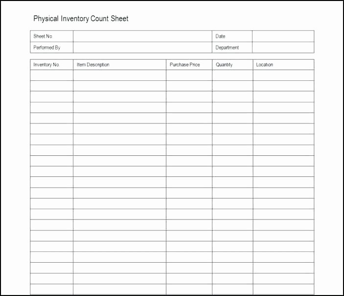 Inventory Cycle Count Excel Template Fresh Cycle Count Template Excel Inventory Template with