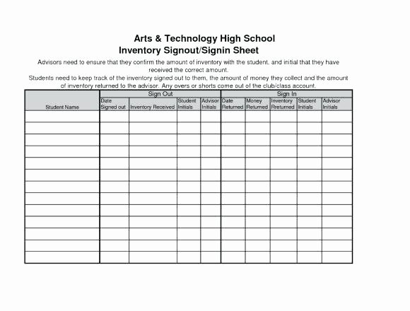 Inventory Sign Out Sheet Template Fresh Inventory Sign Out Sheet Template Excel Up – Skincense