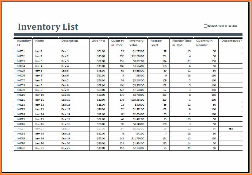 Inventory Worksheet Template Excel Awesome 8 Office Supplies Inventory Spreadsheet