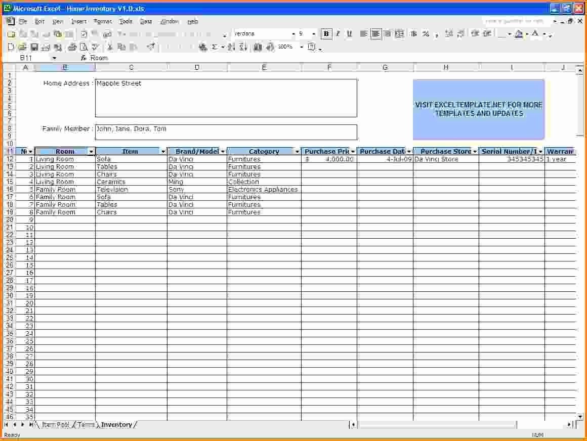 Inventory Worksheet Template Excel New Inventory Spreadsheet Template Excel Excel Spreadsheet