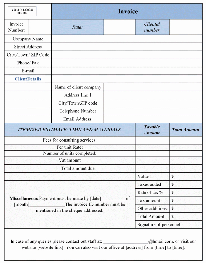 Invoice Template for Consulting Services Best Of 21 Invoice Managment