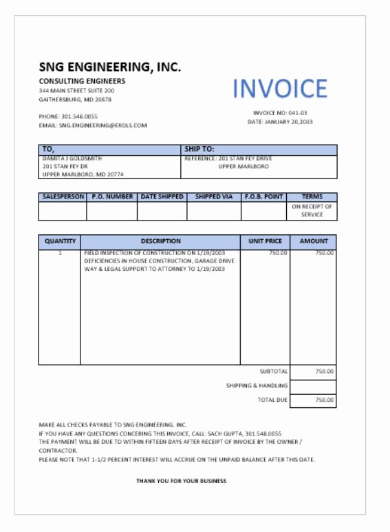 Invoice Template for Consulting Services Fresh Consulting Invoice Template 20 Templates for Consultants