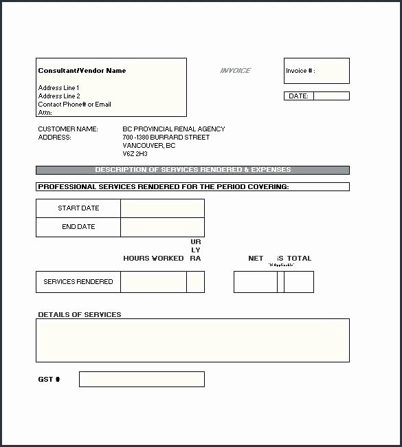 Invoice Template for Consulting Services Unique Invoice Template for Consulting Services – Vraccelerator
