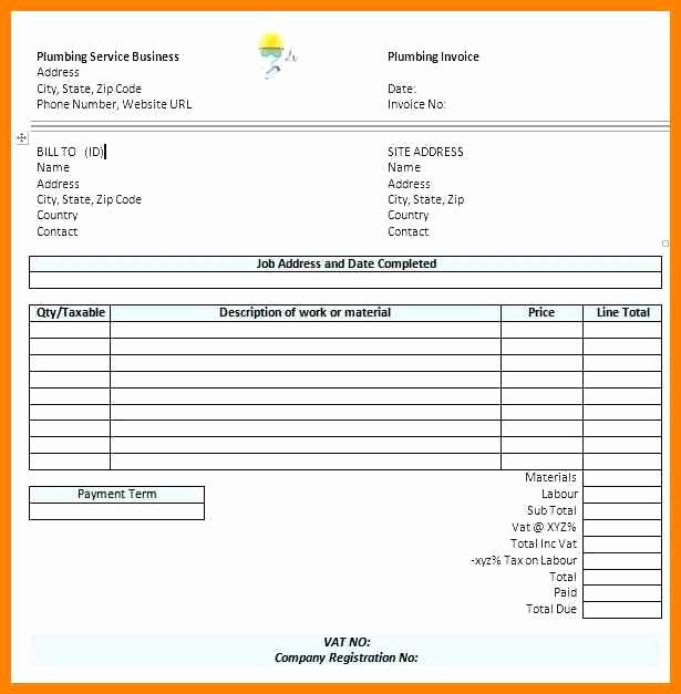  Invoice Template For Contract Work 